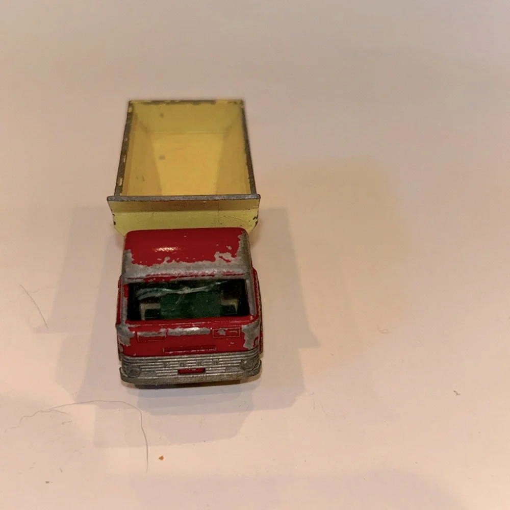 Matchbox 1966 Lesney Ford Grit Spreader #70 Red Yellow England - Picture 4 of 6